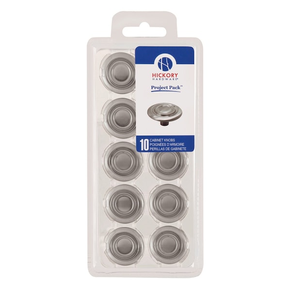 Hickory Hardware Knob 1-3/8 Inch, 10PK VP121-SN - main